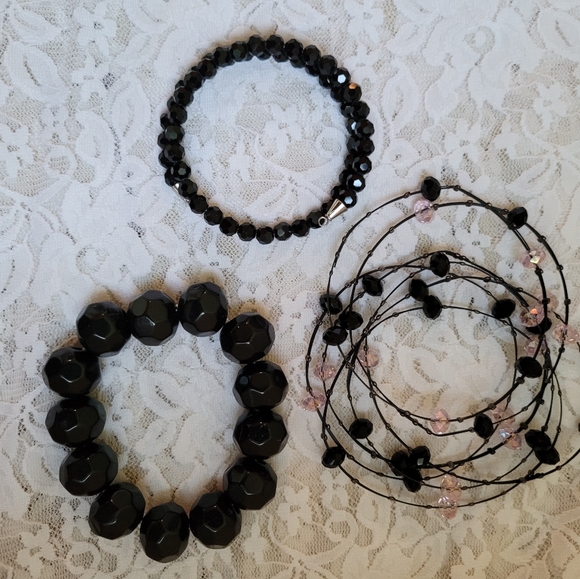 Faceted bead bracelet set - Picture 9 of 9